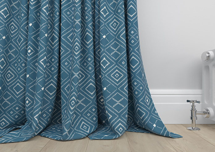 Newquay, Cerulean - Made to Measure Curtain - Image 6